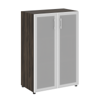 Шкаф средний широкий (2 средних фасада стекло в раме) Yalta LT.ST-2.4 R дуб мали